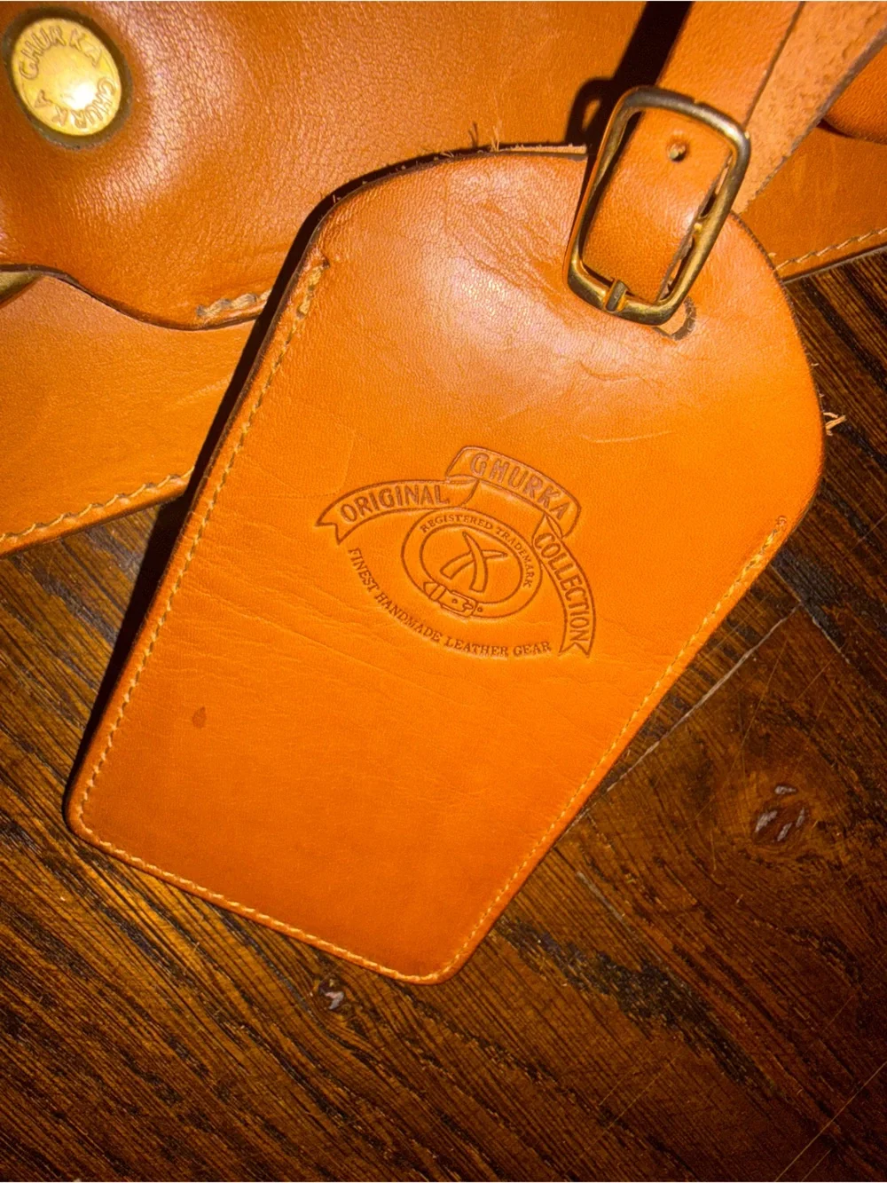 Original Ghurka No. 171 Quattro Leather and Canvas Travel Suit Bag